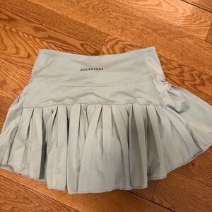 Goldminoe Women's Mini Skirt - Light Blue